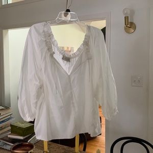Shaina Mote White Blouse